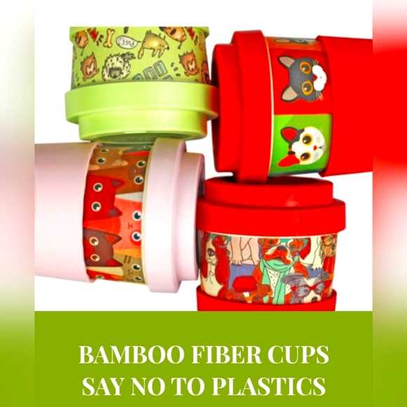 VacuCraft Bamboo Silicone Tea and Coffee Cup - Picture 1 of 15